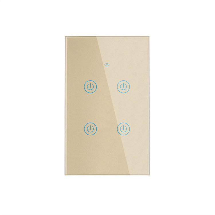 2.4GHz WiFi RF Smart Switch 130V Touch Wifi Light Switch 50Hz